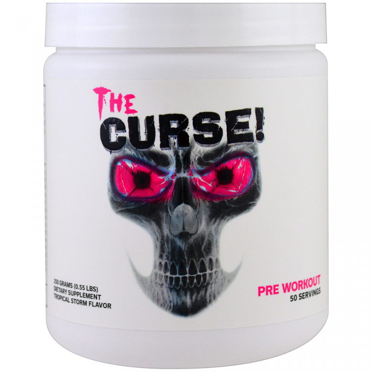 Cobra Labs, The Curse, Pre Workout, Tropical Storm, 0.55lbs (250g) – U