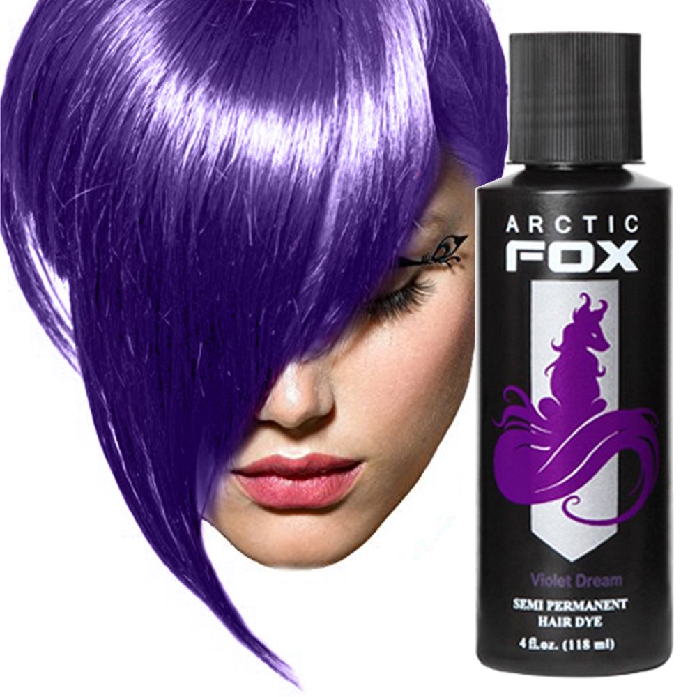 Arctic Fox, Semi Permanent Hair Dye Color, Violet Dream, 4oz (118ml.