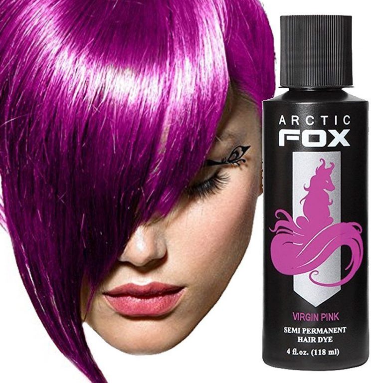 Arctic Fox, Semi Permanent Hair Dye Color, Virgin Pink, 4oz (118ml) – U