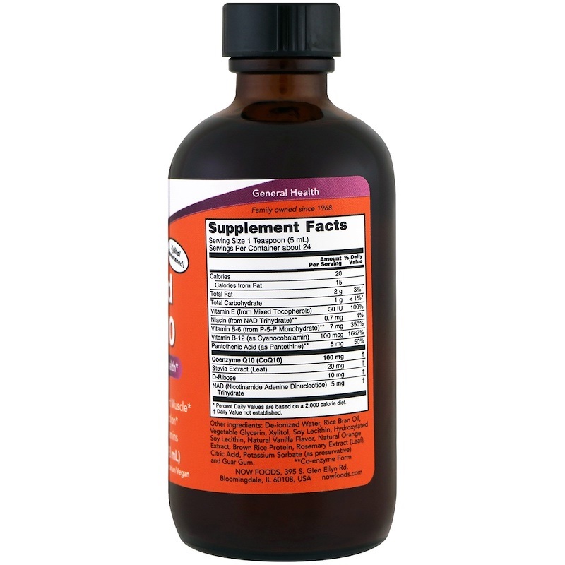 Now Foods Liquid Coq10 4 Fl Oz 118 Ml U Fitnutrition